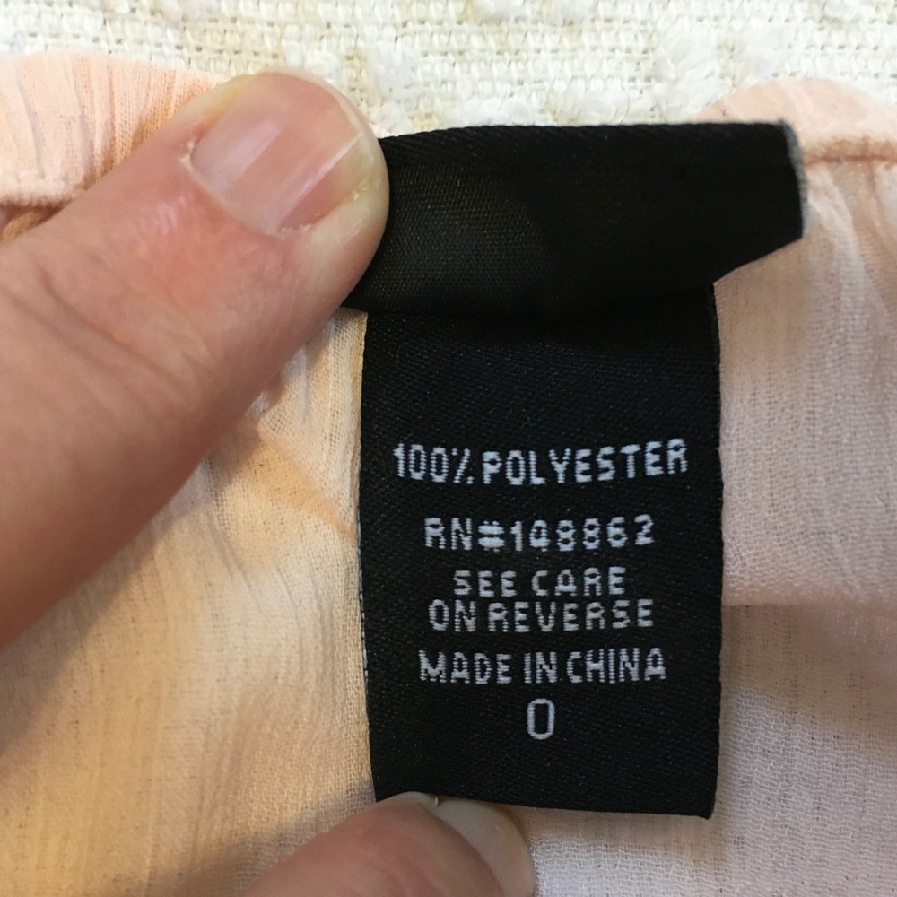 Torrid Pink Ruffle‎ Chiffon Spaghetti Strap Tank Top Women Size 0X Boho - Picture 6 of 6